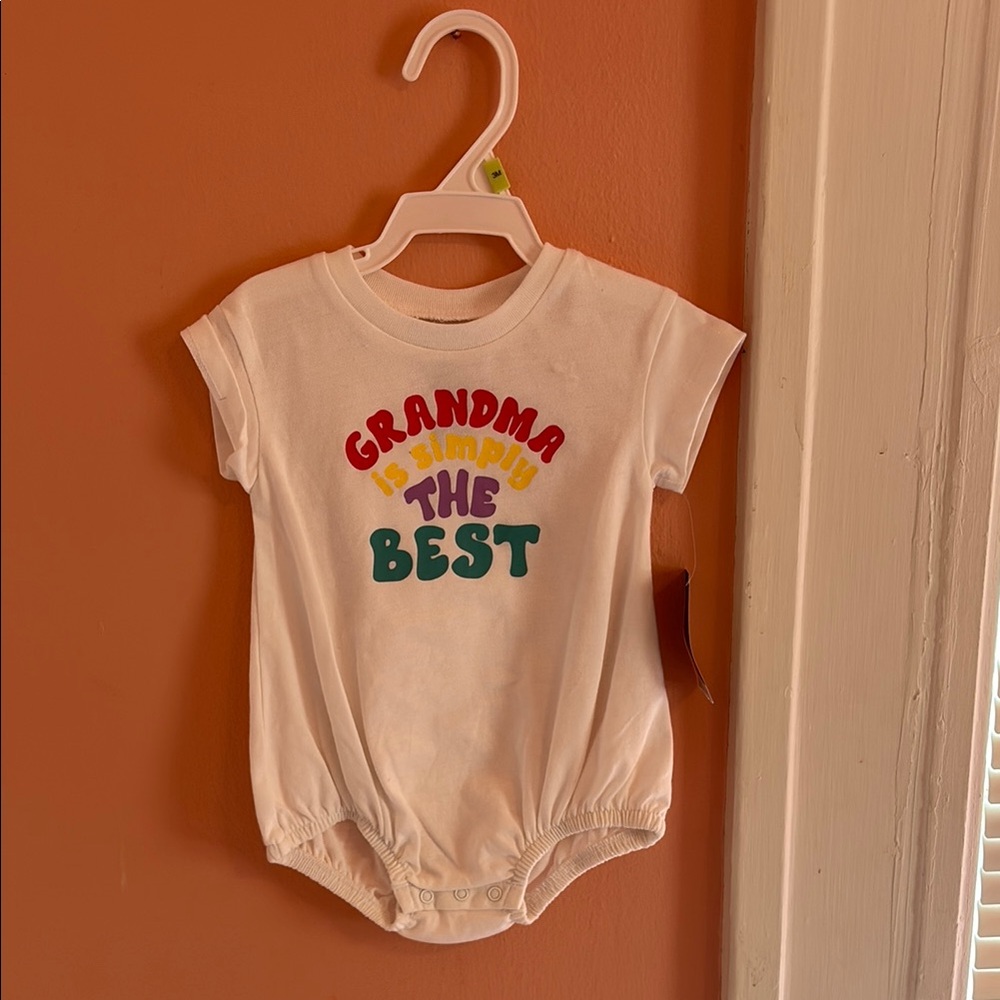 Grandma Is Simply The Best White Baby Onesie